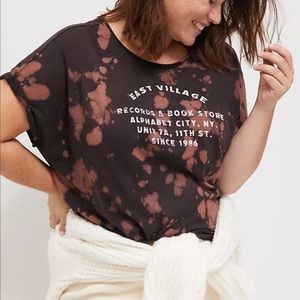 Anthropologie Pilcro East Village bleach style shirt size XL X-LARGE